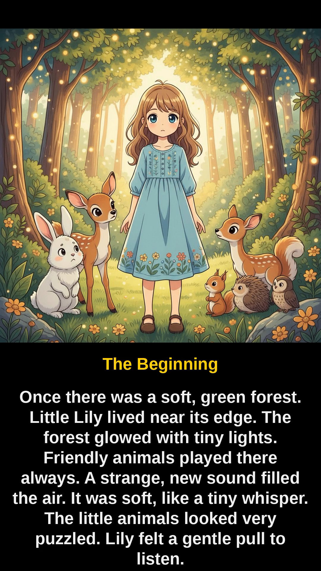 Visual Audiobook Story Beginning